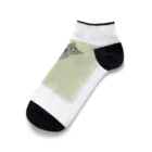 コハクのカーテンレールから見下ろすコハク Ankle Socks