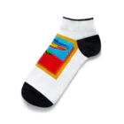 Ikujipappaのカラフルクロコダイル Ankle Socks