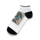 ゆるっと個性のT-Rexアリゲーター Ankle Socks