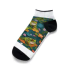 sagimoriのカエルアート Ankle Socks