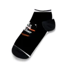 yusaki55maikingのアブストラクトタイポグラフィ Tシャツ Ankle Socks