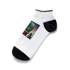 夢キャラSHOPの夢サボ（#かわいいサボテン） Ankle Socks