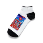 カラフルニコニコショップのスマイルシーサー Ankle Socks