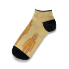 Quatre Illustrationのキャトル・ガール05 Ankle Socks