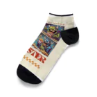 AI_kotohaのポップコーンモンスター Ankle Socks