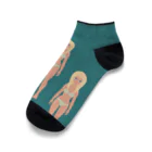 Quatre Illustrationのキャトル・ガール10 Ankle Socks