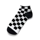 Xmasaのチェス柄 Ankle Socks