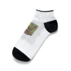 動物ショップのなまけもの  大好き Ankle Socks