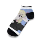 血眼ショップのふみんちゃん Ankle Socks