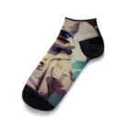 mamichin1122のドラ猫ギャング Ankle Socks