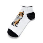 &AIのピクセルアート柴犬　16 Ankle Socks