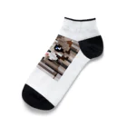 kindonesiaのドット絵のスコティッシュフォールド Ankle Socks