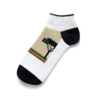 ほっこりグッズBASEのキリンさん Ankle Socks