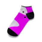A. fashion apparelのoptical illusion pink Ankle Socks