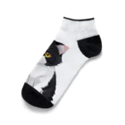 こひさま ショップ - 陽だまりの笑顔のねこのじー Ankle Socks