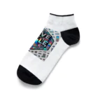 yusaki55maikingのホロジオメトリック Ankle Socks