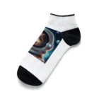 wloop01の可愛い宇宙飛行士 Ankle Socks