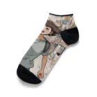 底辺の底辺好きな事を気ままに…。の走る元気な女の子 Ankle Socks