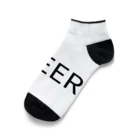 BEERのビール_ロゴ(透過) Ankle Socks