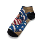 GereroのキャモンベイビーUSA Ankle Socks