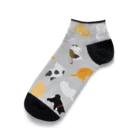 Fluffy_HUGSの【フラハグ】アニマル柄 Ankle Socks