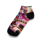 AI-Bignnerのギタリスト女子　アニメ Ankle Socks