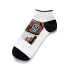 koba777のドット絵マンチカン Ankle Socks