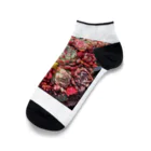 Echeveria_Masterの華やかなエケベリア Ankle Socks