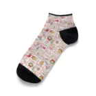 Fruits torta illustrationsのMy favorites in Christmas Ankle Socks