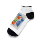 たみ★ずかんの寒がりサンタ Ankle Socks