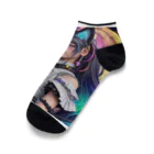 ZZRR12の時間の守護者、猫耳の魔女の神秘的なダンス Ankle Socks