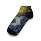 REISEI麗清-ARTの書画家：麗清REISEI「大吉祥昇り鯉 AUSPICIOUS RISING CARP」3 Ankle Socks