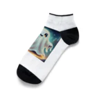 yusuke.shop1のかわいいおばけ Ankle Socks