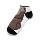 夢幻カワウソくんのお店の浮世絵風カワウソくん Ankle Socks