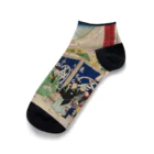 浮世絵屋の広重「冨二三十六景②　東都駿河町」歌川広重の浮世絵 Ankle Socks