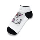 Kujakuの朗読猫 Ankle Socks