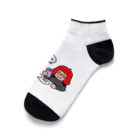 あやしいおばさん くろまめさんのあやしいおばさん　くろまめさん（ノンアル） Ankle Socks