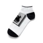 くろぼんのタイプライター Ankle Socks