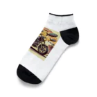 おふざけのバイク宇宙人 Ankle Socks