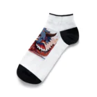 可愛らしいドラゴンのイラストグッズ店のかわいらしいドラゴン Ankle Socks