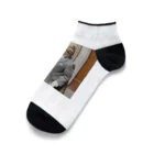 Hello_bananaのスーツねこ Ankle Socks