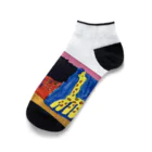 BWfamilyの夜のサバンナ Ankle Socks