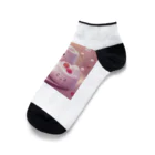 amxafukのふわふわマシュマロかわいいプリン Ankle Socks