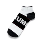 TRUMPの黒　TRUMPロゴ（タグデザイン） Ankle Socks