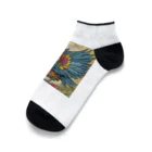 yuru☆yuruのグルグルなカッコウ Ankle Socks