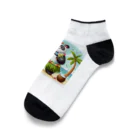 redpanda_pandaのALOHAパンダ Ankle Socks