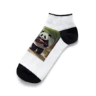 ycm02111968の「食欲をそそるパンダが食事を運びます！」 Ankle Socks