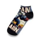BlueOcean987のバーベルカールゴリラ Ankle Socks