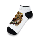 イケイケアニマルsのジオライオン-サバンナカラー- Ankle Socks