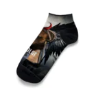 からすねこのショコラBLACK Ankle Socks